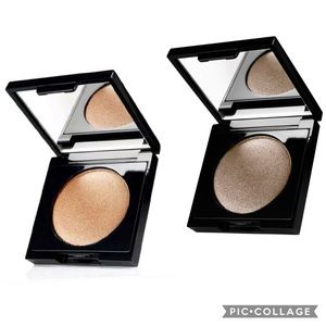 New Unboxed Edward Bess EyeShadows MIRAGE (Gold Peach) & STORM (Silver Taupe)
